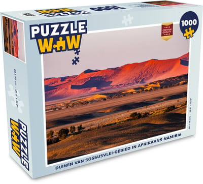 Puzzel Duinen van Sossusvlei-gebied in Afrikaans Namibië - Legpuzzel - Puzzel 1000 stukjes volwassenen