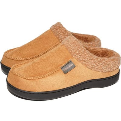 Winter Heren Casual Warme Schoenen Zachte Ademende Loafers Pantoffels Comfortabele Vrije Tijd Katoenen Pantoffels Erwten Schoenen Slip-On Flats Heren Loafers Pantoffels 40-41 bruin