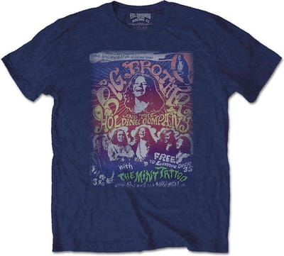 Big Brother And The Holding Company - Selland Arena Heren T-shirt - S - Blauw
