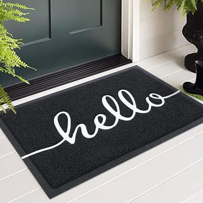 Homaxy - Badmat Met Toiletmat Antislip – Douchemat – Badmat Badkamer – Vloermat – Badmat set wc mat – Badmat set antislip - zwart - 60X90 cm