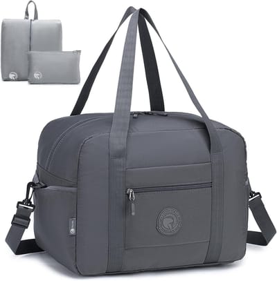 Reisweekendtas 40x30x25 cm - Vouwbare Handbagage voor Vliegtuig, Sport en Toilettas - Waterdichte Reistas voor Mannen en Vrouwen, 30L