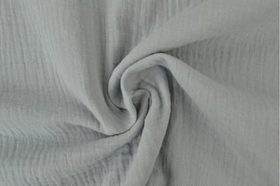 Mousseline stof - 1 meter - Per meter - Zilvergrijs - 135cm breed