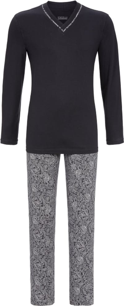 Ringella – Modern Paisley – Pyjama – 2541217 - Anthracite - 50