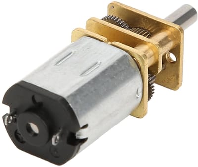 Geluidsarme Motorreductor - DC Motor Versnellingsbak - Precisie Toepassingen - Hoog Koppel - 100 RPM - Metaal