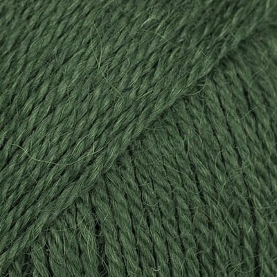 DROPS Alpaca Uni Colour - 9032 donkere klimop - Wol Garen
