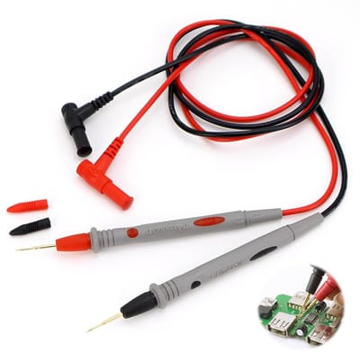 Siliconen meetkabels voor multimeter, 1000 V/20 A, compatibel met digitale multimeters en tangmeetinstrumenten