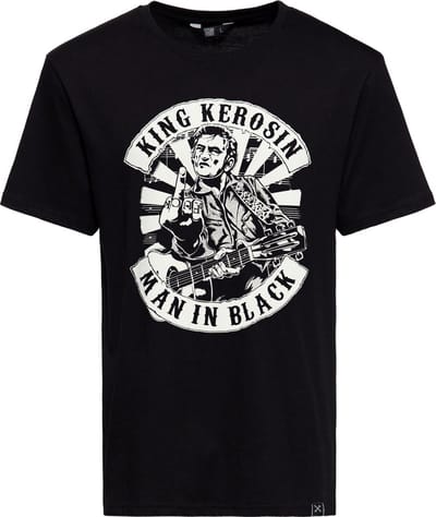 King Kerosin T-shirt Classic ''Man In Black'' KKU41066