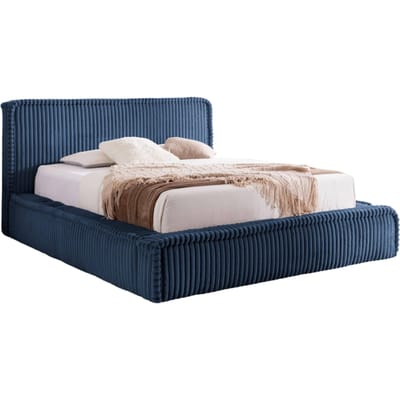Bedframe Mirras in brede ribstof 160 x 200 cm | NADUVI Collection