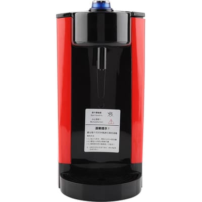 Chauffe-eau électrique 3 L avec distributeur instantané rouge