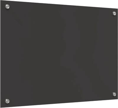vidaXL - Keukenachterwand - Donkergrijs - 70 - x - 50 - cm - gehard - glas