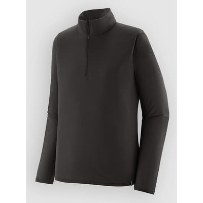Patagonia Cap LW Zip Neck Thermo Shirt zwart