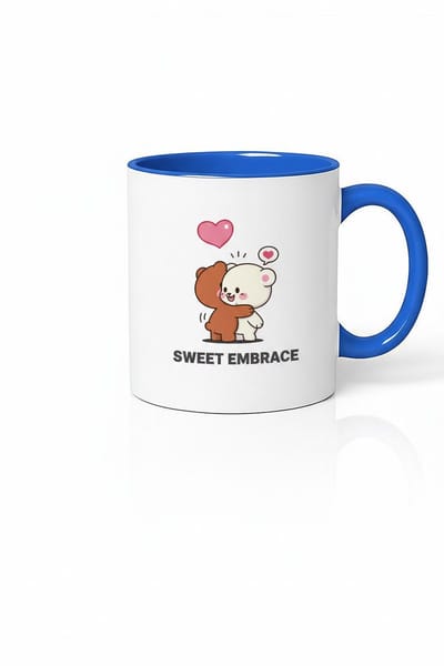 Mok Sweet Embrace Knuffel Beren | Liefdevolle Koffiemok | Schattig Cadeau