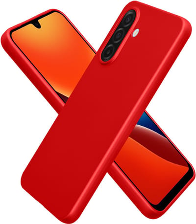 kwmobile telefoonhoesje geschikt voor Samsung Galaxy A17 4G / 5G - Hoesje voor smartphone - Back cover in metallic donkerrood