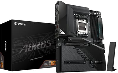 GIGABYTE X870 AORUS STEALTH Moederbord - AMD X870 - AMD AM5 - DDR5 RAM - ATX