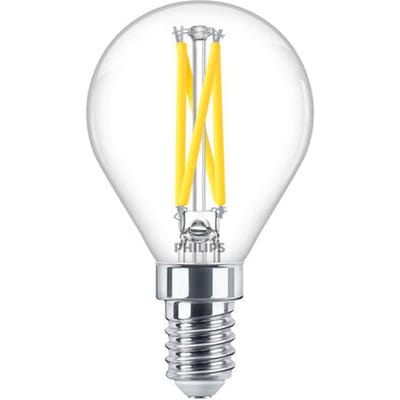 Philips MASTER LED E14 Kogel Filament Helder 2.5W 340lm - 922-927 Dim To Warm | Beste Kleurweergave - Dimbaar - Vervangt 25W