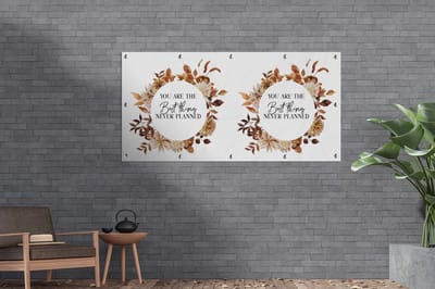 Schuttingposter Quotes - Liefde - Spreuken - Stel - You are the best thing never planned - 200x100 cm - Tuindoek