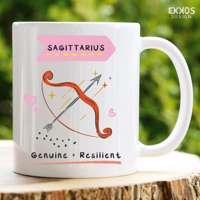 Boogschutter Mok | Sterrenbeelden | Mok met tekst | Grappige mok | Verjaardag cadeau | Cadeau voor man | Cadeau voor vrouw | Cadeau voor haar | Cadeau voor hem | Grappige cadeau | Thee glazen | Valentijn cadeautjes | Koffiekopjes