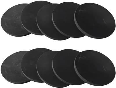 Rubberen blokken - Schokdempers Pads - Trillingen Dempen - Duurzaam Rubber - 10 stuks 5mm - Zwart