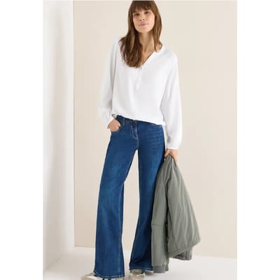 Blouse in effen kleur