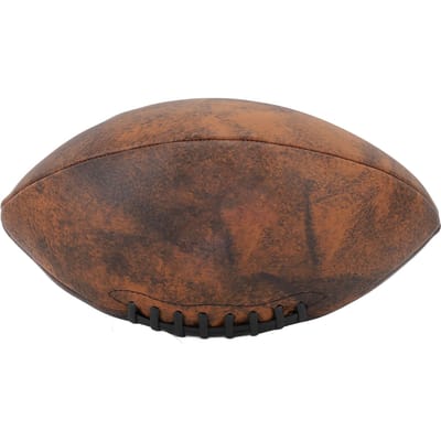 Ballon de rugby d'entraînement en PU, taille 9, prise en main confortable, design vintage, durable, pour le sport