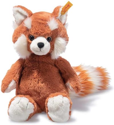 Steiff Benji rode panda 28 cm. EAN 075537