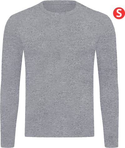 Bovista Thermokleding - Thermoshirt - Thermo - Voor Heren - Shirt - Grijs - Maat S
