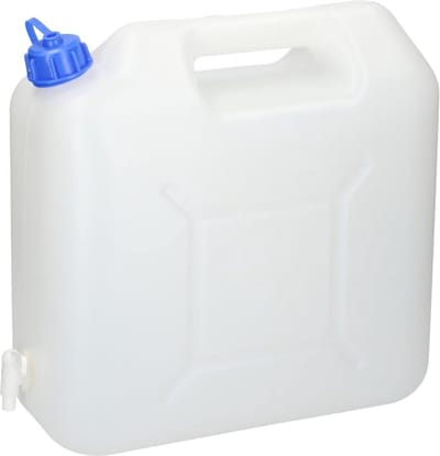 Lifetime Waterkan met kraan - 15 liter - Wit - Handig voor vakantie en evenementen