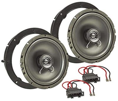 Luidsprekerinstallatieset - Auto audio - Auto geluid - 165mm coaxiaal - 100 Watt - Zwart