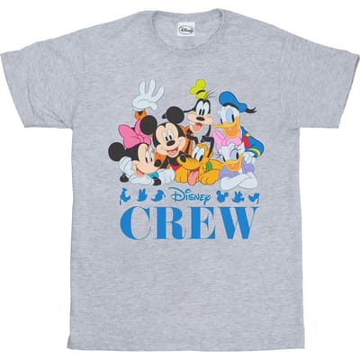 Disney Heren Mickey Mouse Disney Vrienden T-Shirt (Sportgrijs)
