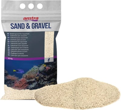 Fijn Wit Kwarts Aquariumzand voor Zoet en Zout Water - 10 kg, Korrel 0,1-0,7 mm