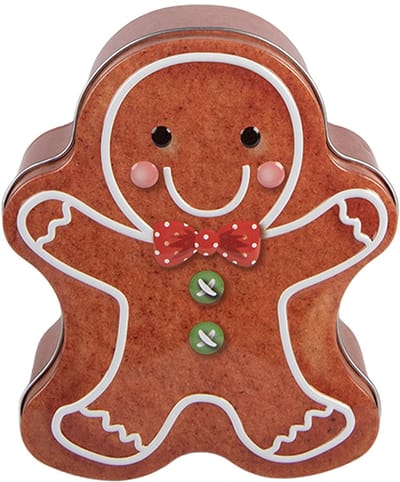 Clayre & Eef Bewaarblik 11x13x5 cm Bruin Metaal
