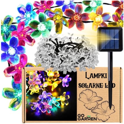 GoGarden - Lichtsnoer - Multikolor Kleur - 50 LED Lichten - Weerbestendige Decoratie