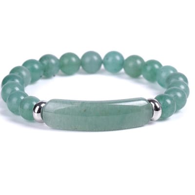 Rhylane – Armband Groene Stenen– Aventurijn Natuursteen – 20 cm