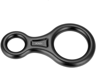 End Piece 8 Disc Sensor, 35 KN Heavy Duty Klim Aluminium Figura 8 Platen voor Beklimmen en Bergsport Gear