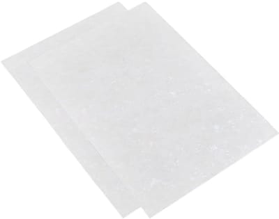 Dailygoods- Abalone Sticker 2 Stuks - PVC Muurstickers - Rechthoekig 20x30,3 cm - Beige Schelp Patroon - Duurzaam en Sterk - Glanzende Pailletten - Muursticker