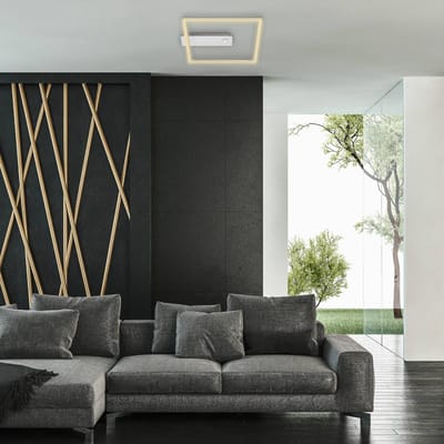 BRILONER - NICI - LED Plafondlamp - plafonniére met bewegingsmelder - aluminium - 12.5W