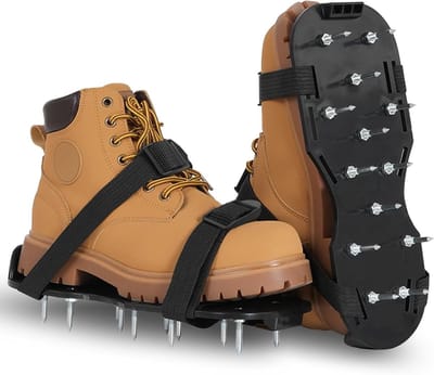 Luchtaerator Schoenen 42 mm voor Grondverzorging en Ventilatie van Gazons en Vloeren, Ideaal voor Epoxy en Tuinonderhoud