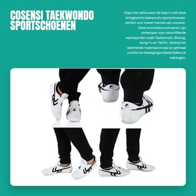 Dailygoods- Taekwondo Schoenen Lichtgewicht - Vechtsport Schoenen - Antislip - Ademend - Rubber Zolen - Comfortabele Pasvorm - Sport Schoenen