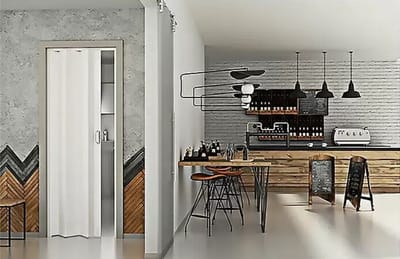 Marley Piazza zonder glas vouwdeur in kleur wit BxH 83x204 cm