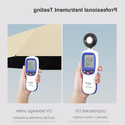 Opvouwbare Reiskap, Compacte Paraplu voor Zon en Regen, Winddichte UV Bescherming, Ideaal voor Vrouwen en Meisjes, Zwart, M