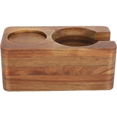 Support de presse à café en bois de 58 mm, stable et durable, support de filtre à café, station de bourrage pour la maison