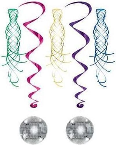 Spiralen met Discobal(2) metallic(3