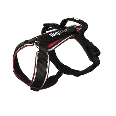Julius-K9 Snelheidsharnas Rood Maat S 46-65cm borstomtrek voor honden
