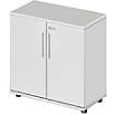 Schäfer Shop  Select Kast Start Off, 2 ordnerhoogten, afsluitbaar, B 800 x D 420 x H 744 mm, hout, lichtgrijs/lichtgrijs