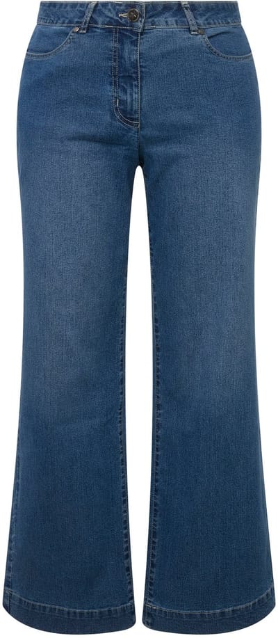 Angel of Style - Dames - Jeans Nora wijd en recht stretchcomfort 4-pocket - Blue stone - Maat 22