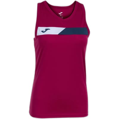 Joma Court Mouwloos T-shirt Rood M Vrouw