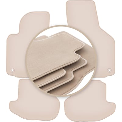 PREMIUM beige vloermatten voor: Volkswagen Eos cabrio 2005-2015