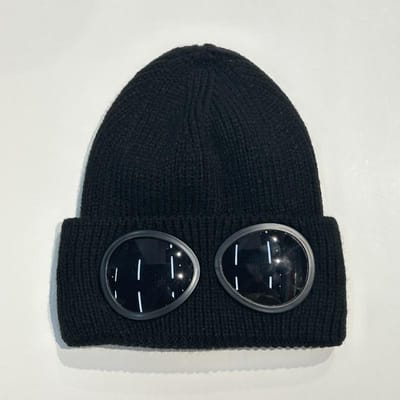 1 Stuk Winter Warm Gebreide Muts Voor Dames Heren Winter Winddichte Mutsjes Met Bril Buiten Oorbescherming Koude Muts Garros One Size black