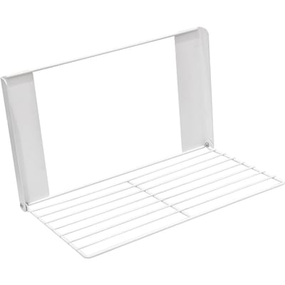 Étagère Pliante Magnétique pour Séchage de Vêtements Gain de Place Rangement Côté Machine à Laver Étagère à Serviettes pour Réfrigérateur Salle de Bain blanc