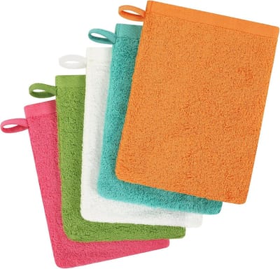 Zachte Katoenen Washandjes Set - Hoge Absorptie 15 x 21 cm